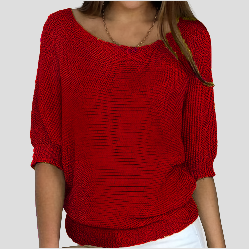 Women's Oversized Sweater Cozy Knit Beige