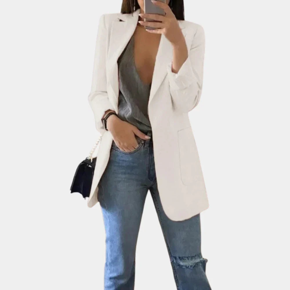 Women's Slim Fit Blazer Timeless Elegant Design - Vonnera