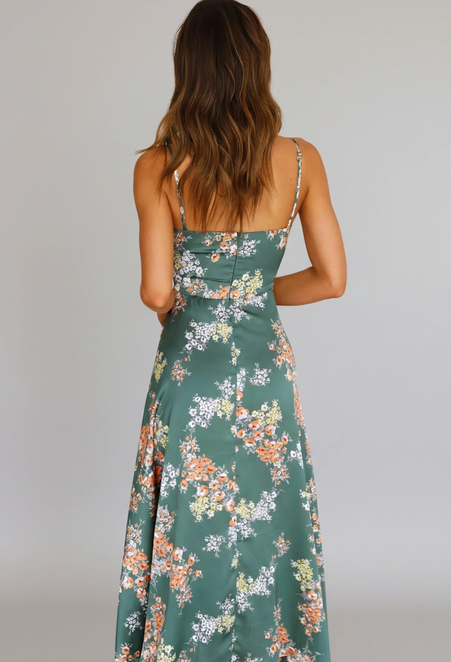 Women's Spaghetti Strap Midi Dress