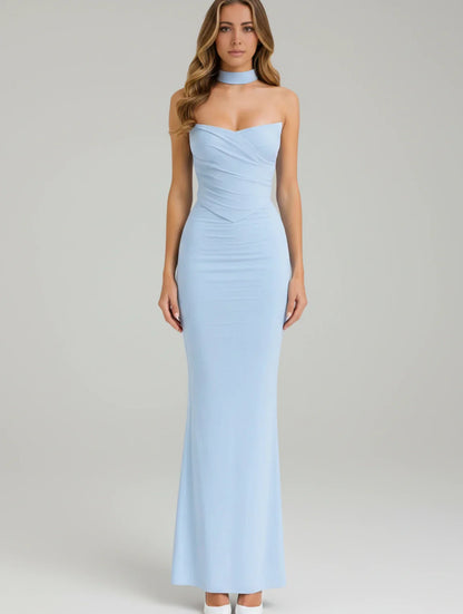 Women's Strapless Bodycon Maxi Dress - Vonnera