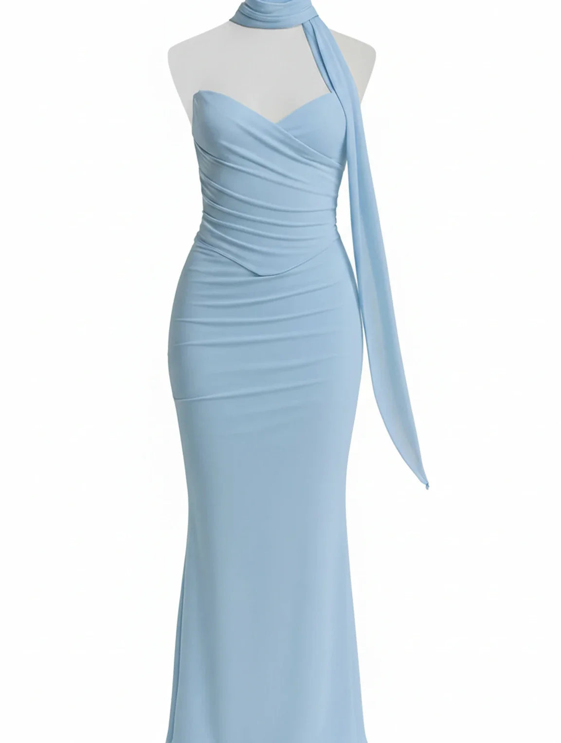 Women's Strapless Bodycon Maxi Dress