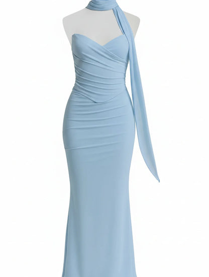 Women's Strapless Bodycon Maxi Dress