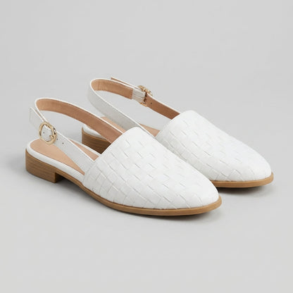 Women's Slingback Flats Adjustable Ankle Strap