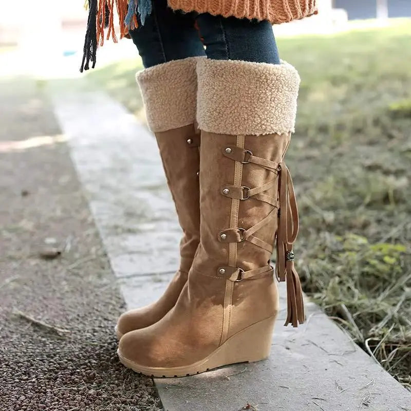 Women's Mid-Calf Rain Boots Waterproof Comfortable - Vonnera