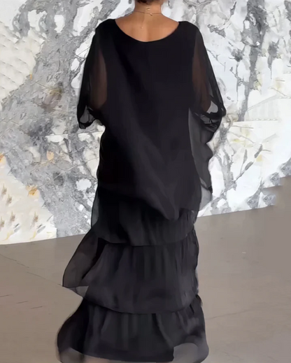 Elegant Women's Long Flowing Dress