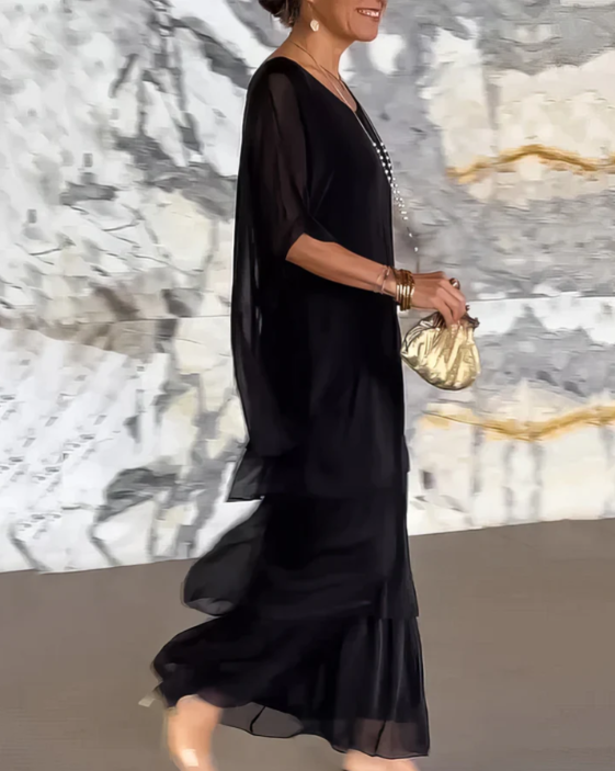 Elegant Women's Long Flowing Dress