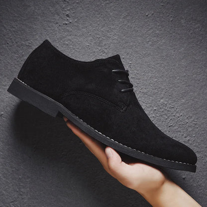 Men's Leather Business Shoes Comfortable Black