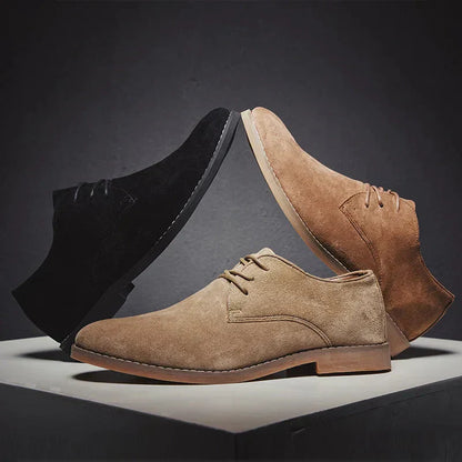Men's Leather Business Shoes Comfortable Black