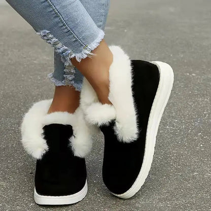 Women's Suede Winter Boots Cozy Brown - Vonnera