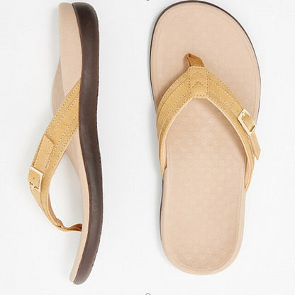 Orthopedic Arch Support Flip Flops Womens Caliboot