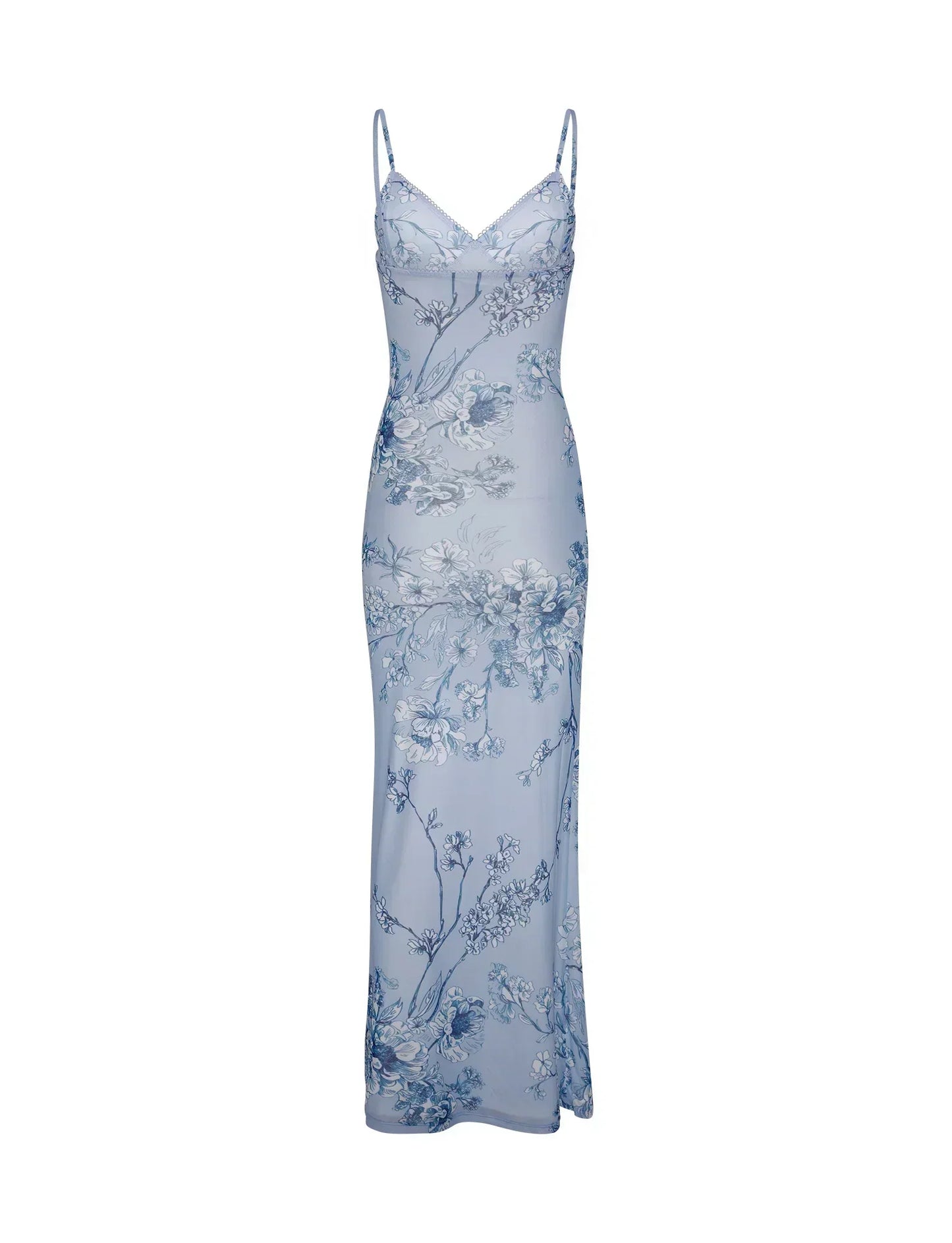 Women's Floral Lace Maxi Dress