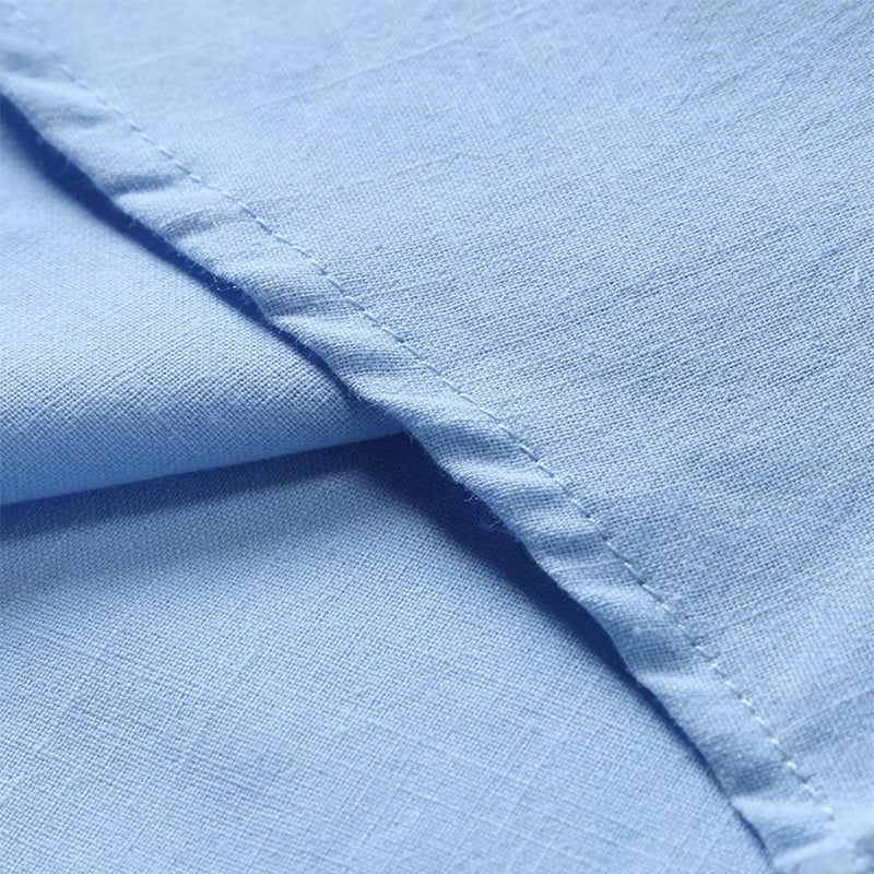 Men's Short Sleeve Polo Shirt Cotton Chest Pocket