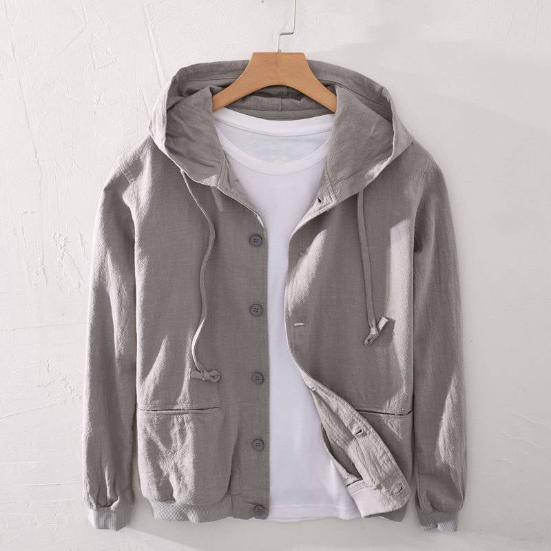 Women's Ramie Jacket Lightweight Breathable Beige