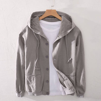 Women's Ramie Jacket Lightweight Breathable Beige