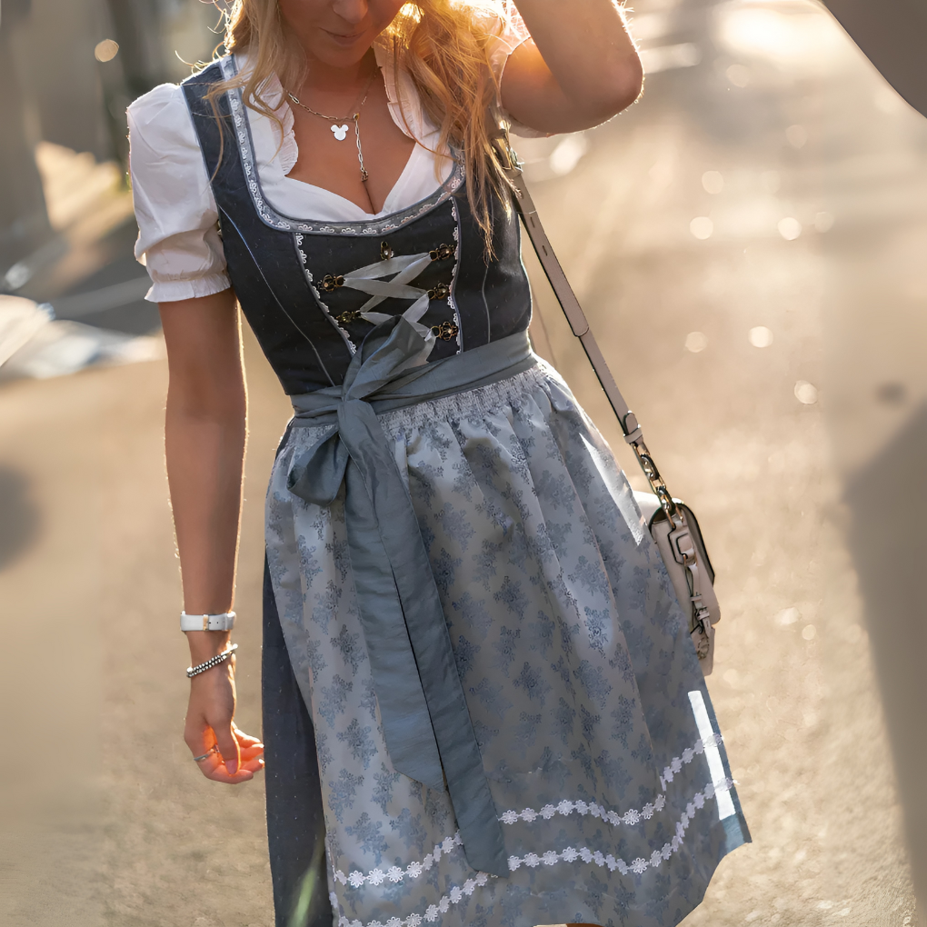Women's Traditional Dirndl Dress - Vonnera