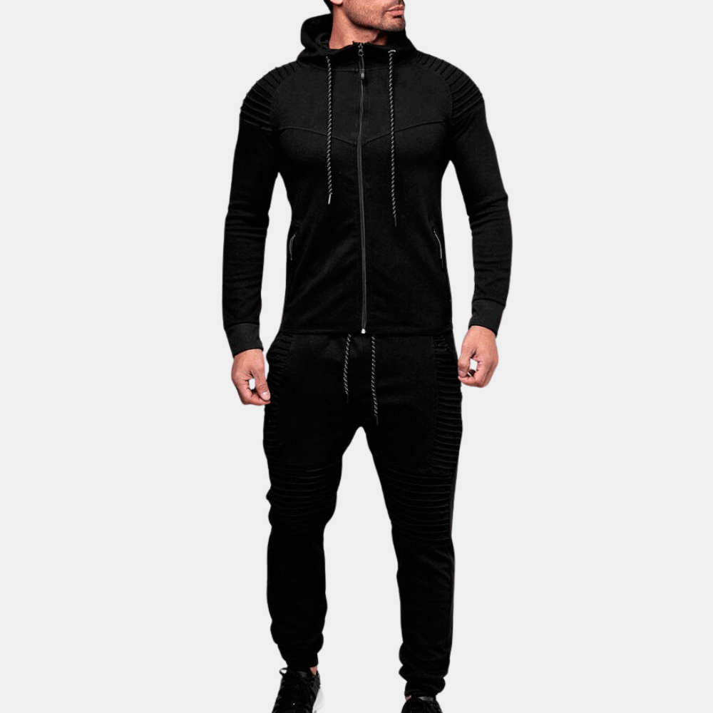 Men's Hooded Tracksuit Modern Comfortable - Vonnera