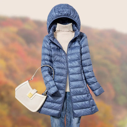 Women's Down Jacket Hooded Warm Lightweight - Vonnera