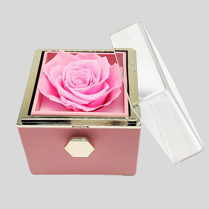 Custom Engraved Rose Necklace