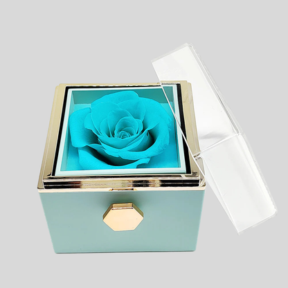 Custom Engraved Rose Necklace