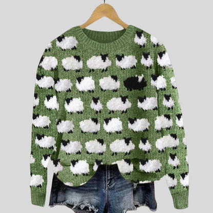 Women's Holiday Crew Neck Sweater