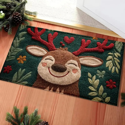Holiday Seasonal Christmas Door Mat