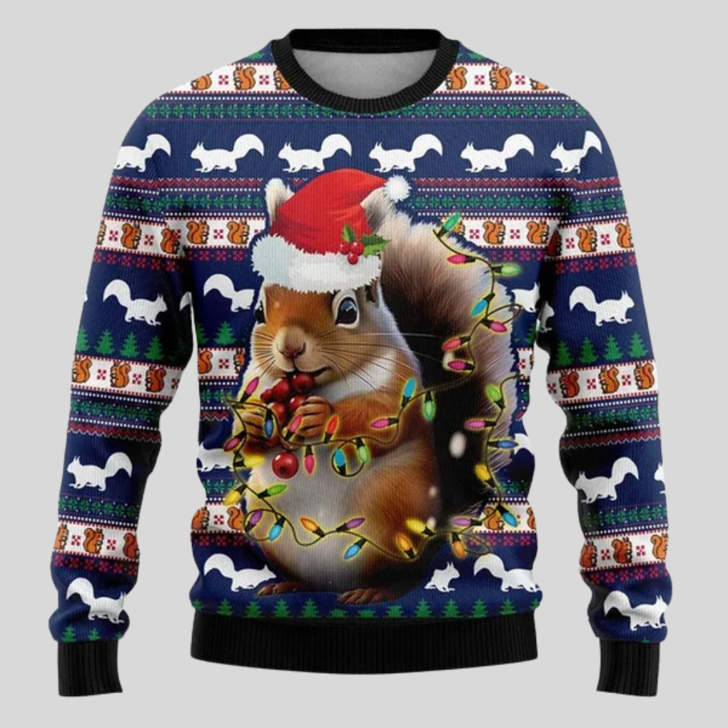 Men's Holiday Crew Neck Sweater