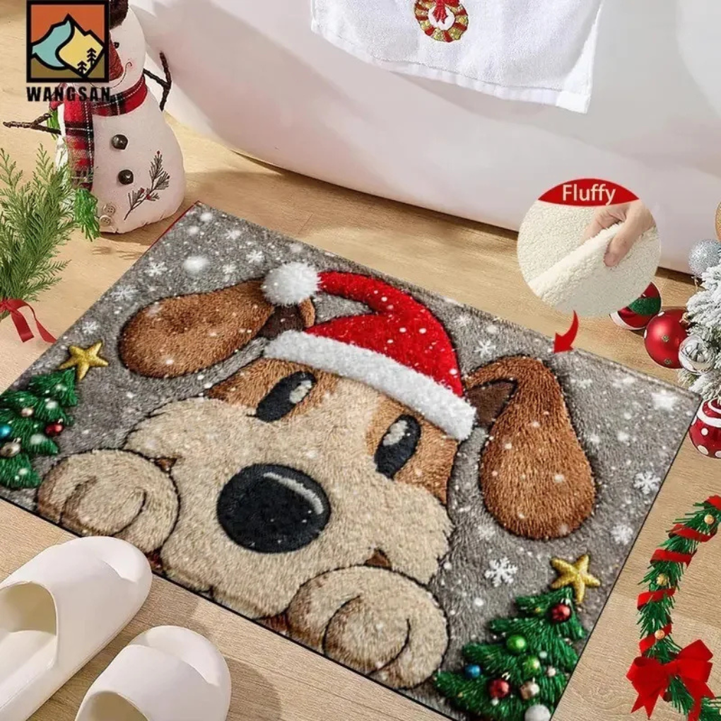 Holiday Seasonal Christmas Door Mat