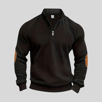 Men's Ribbed Cuff Pullover Sweater