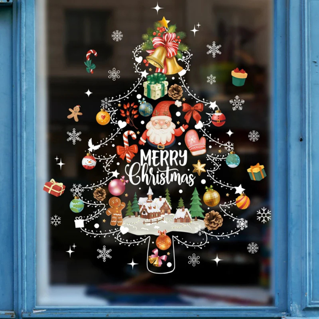 Christmas Window Clings Stickers