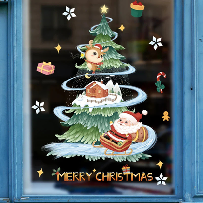 Christmas Window Clings Stickers