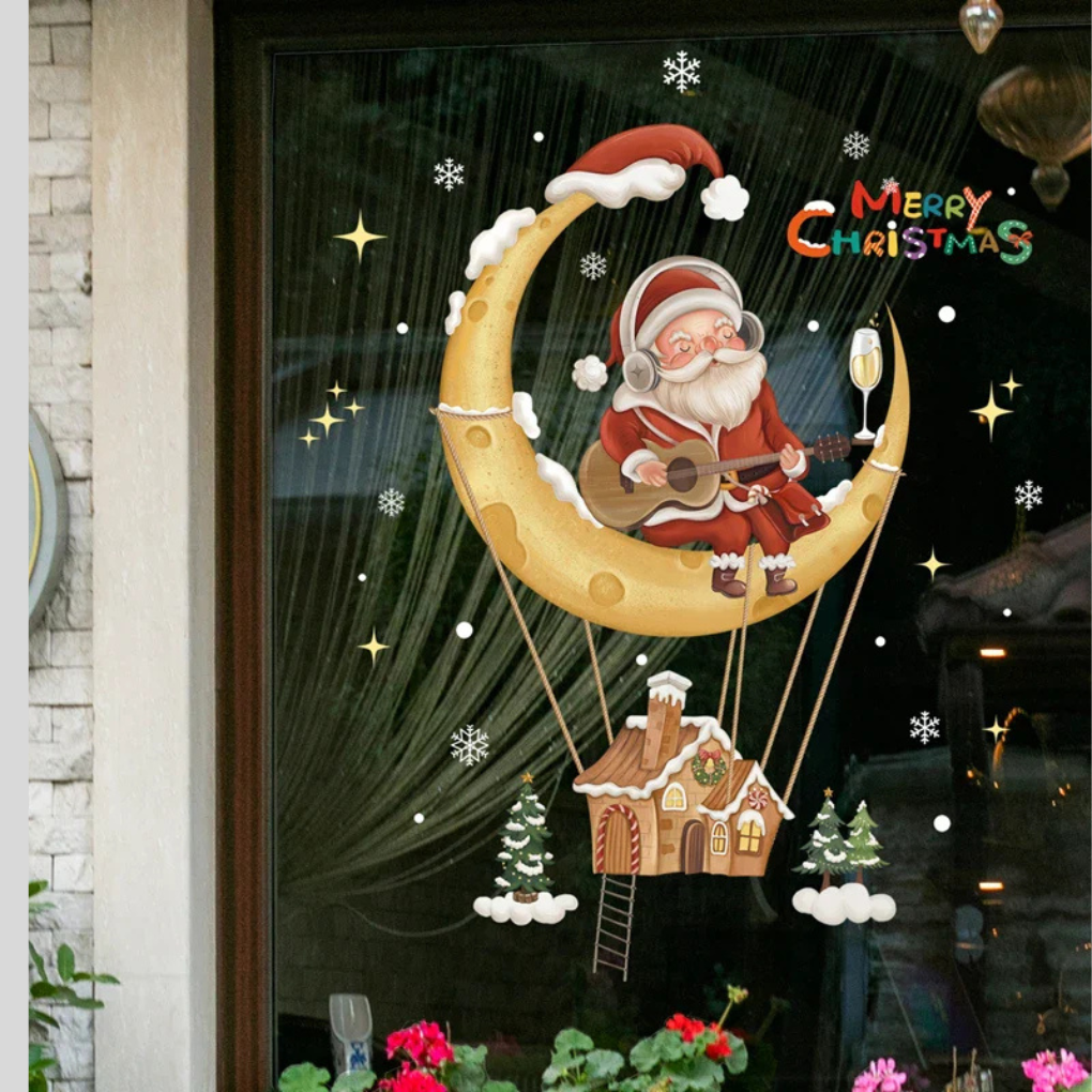 Christmas Window Clings Decals