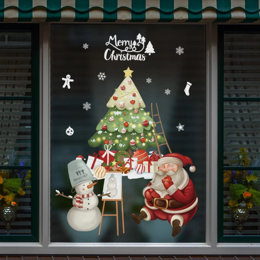 Christmas Window Clings Stickers