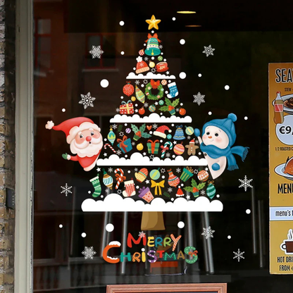 Christmas Window Clings Decals