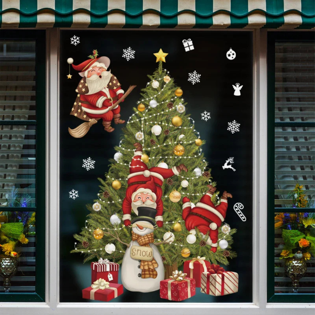 Christmas Window Clings Stickers