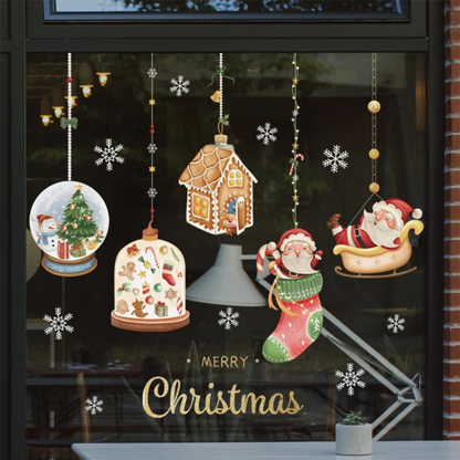 Christmas Window Clings Decals
