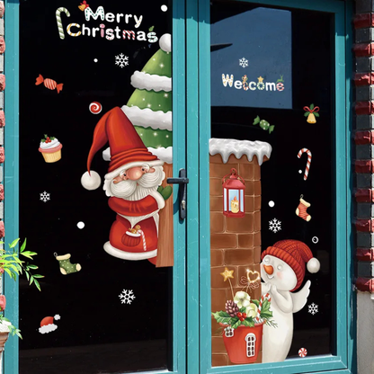 Christmas Window Clings Decals