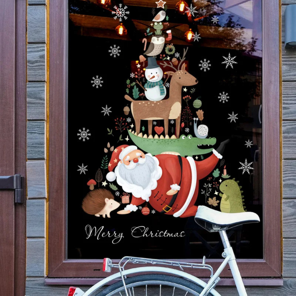 Christmas Window Clings Decals