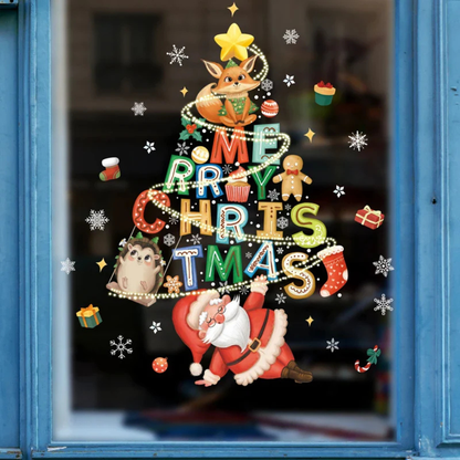 Christmas Window Clings Decals