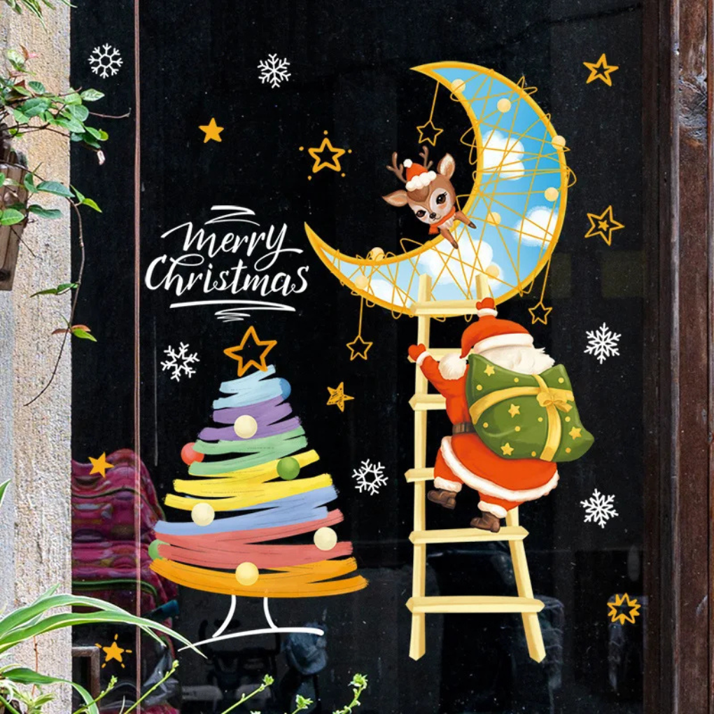 Christmas Window Clings Stickers