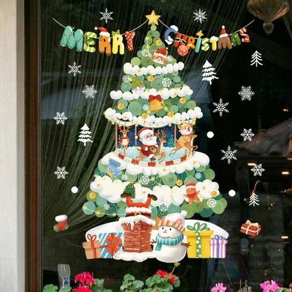 Christmas Window Clings Stickers