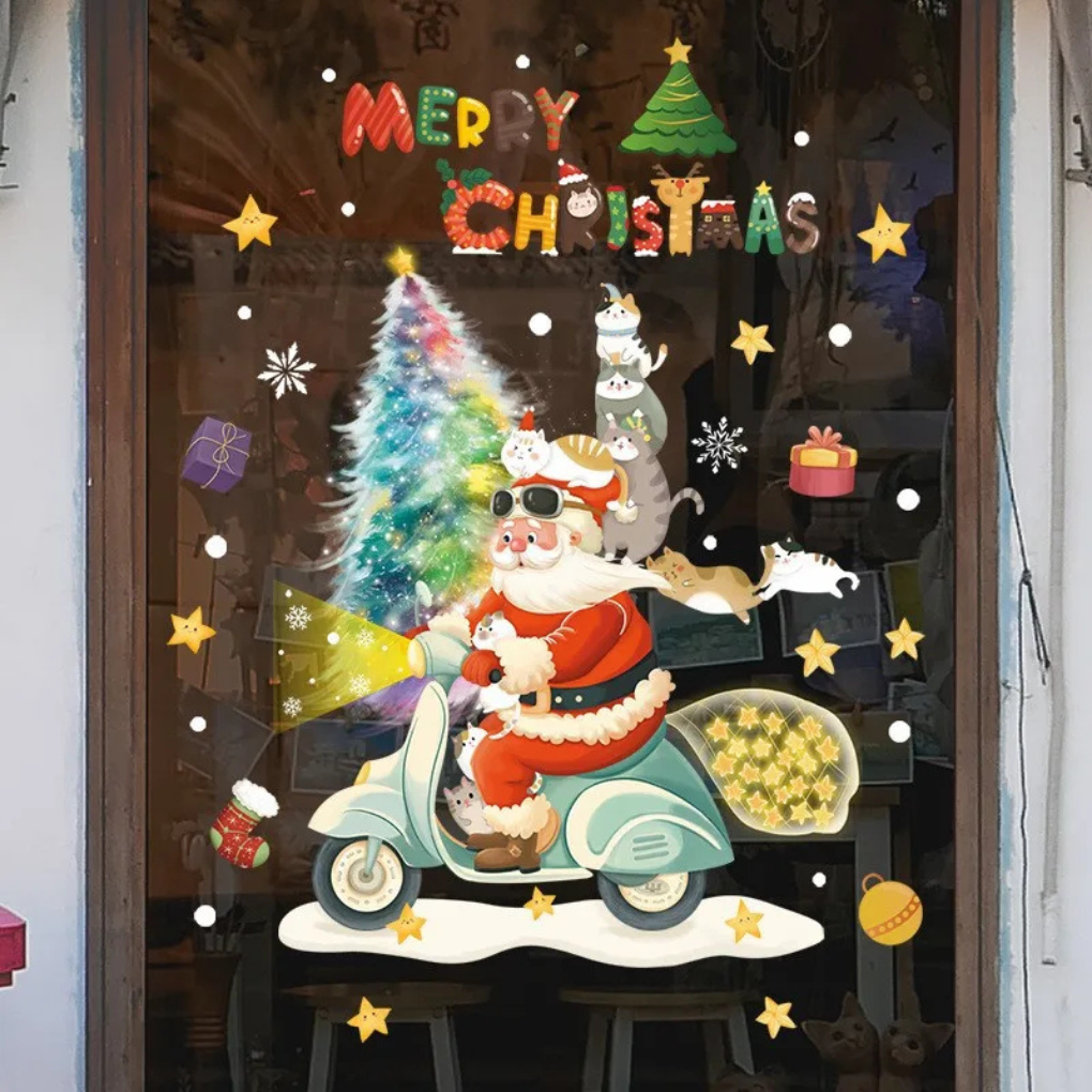 Christmas Window Clings Decals