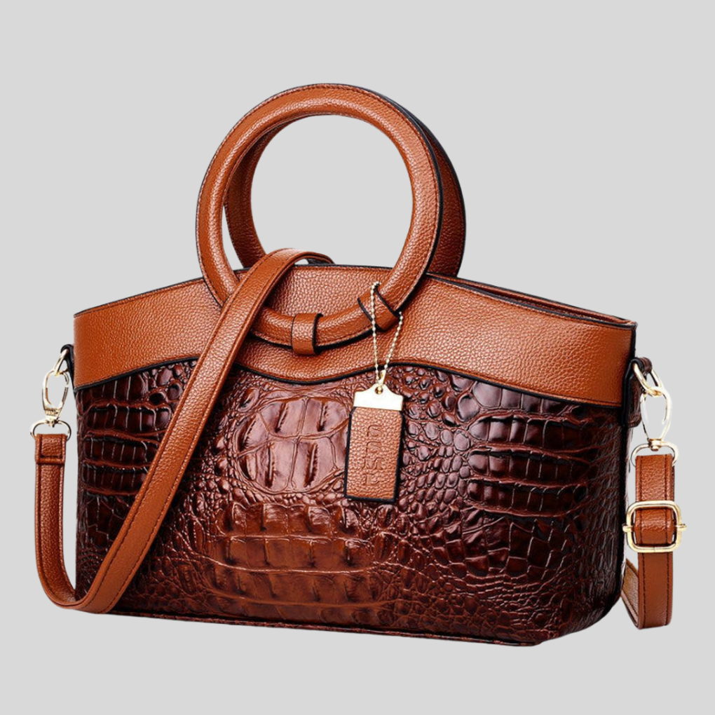 Women Classic Leather Handbag - Vonnera