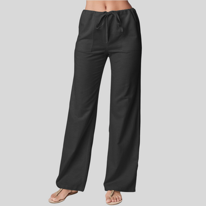 Women's Wide Leg Cotton Pants