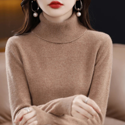 Women's Fine Knit Turtleneck Sweater