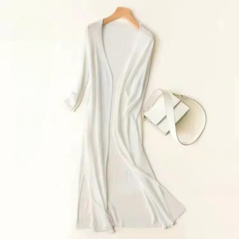 Women's Long Cardigan Cozy Knit Long Sleeves