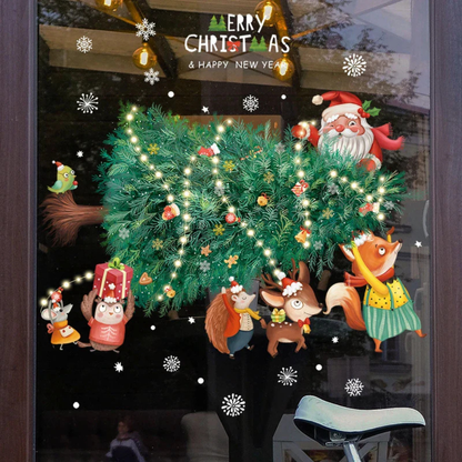 Christmas Window Clings Stickers