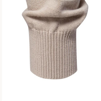Mens Checkered Wool Sweater