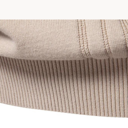 Mens Checkered Wool Sweater