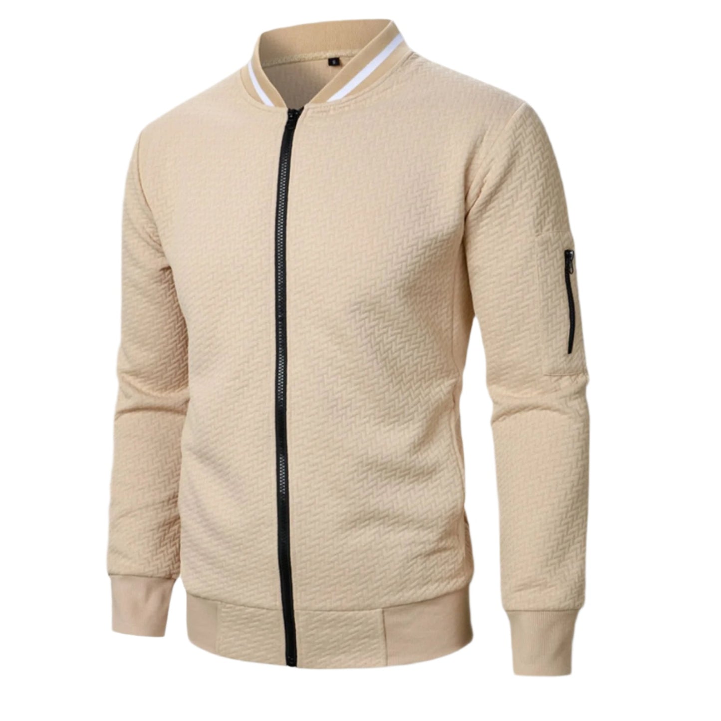 Elegant Zip Up Cardigan