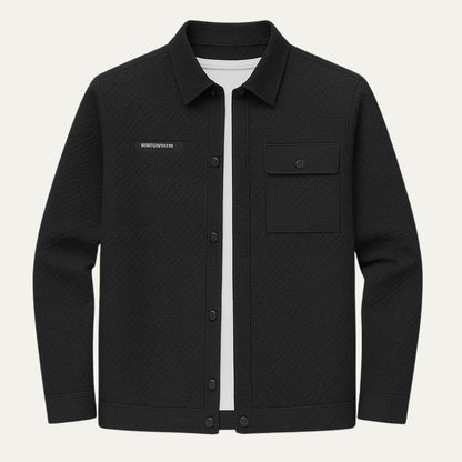Men's Classic Jacket Shirt Chest Pocket - Vonnera